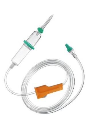 Intrafix SafeSet 180cm avec valve anti-retour 100 pcs.