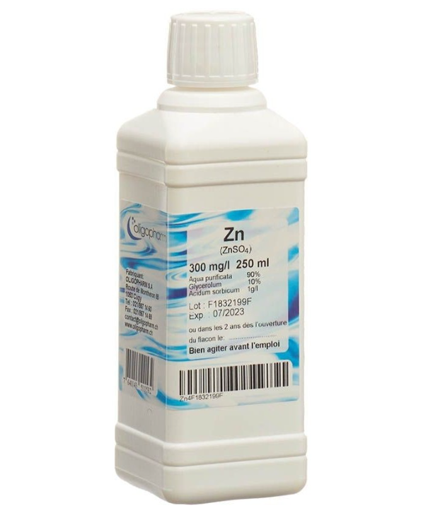 OLIGOPHARM Zinc Soluble 300 mg/l 250ml