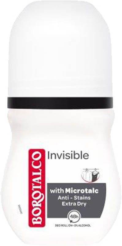 Borotalco Déodorant Invisible Roll-on 50ml