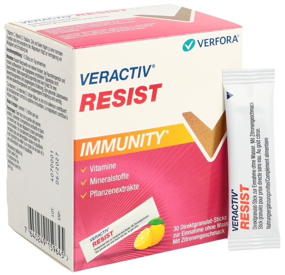 Veractiv® Resist Direct Sticks 30 pièces Veractiv® Resist Direct Sticks 30 pièces