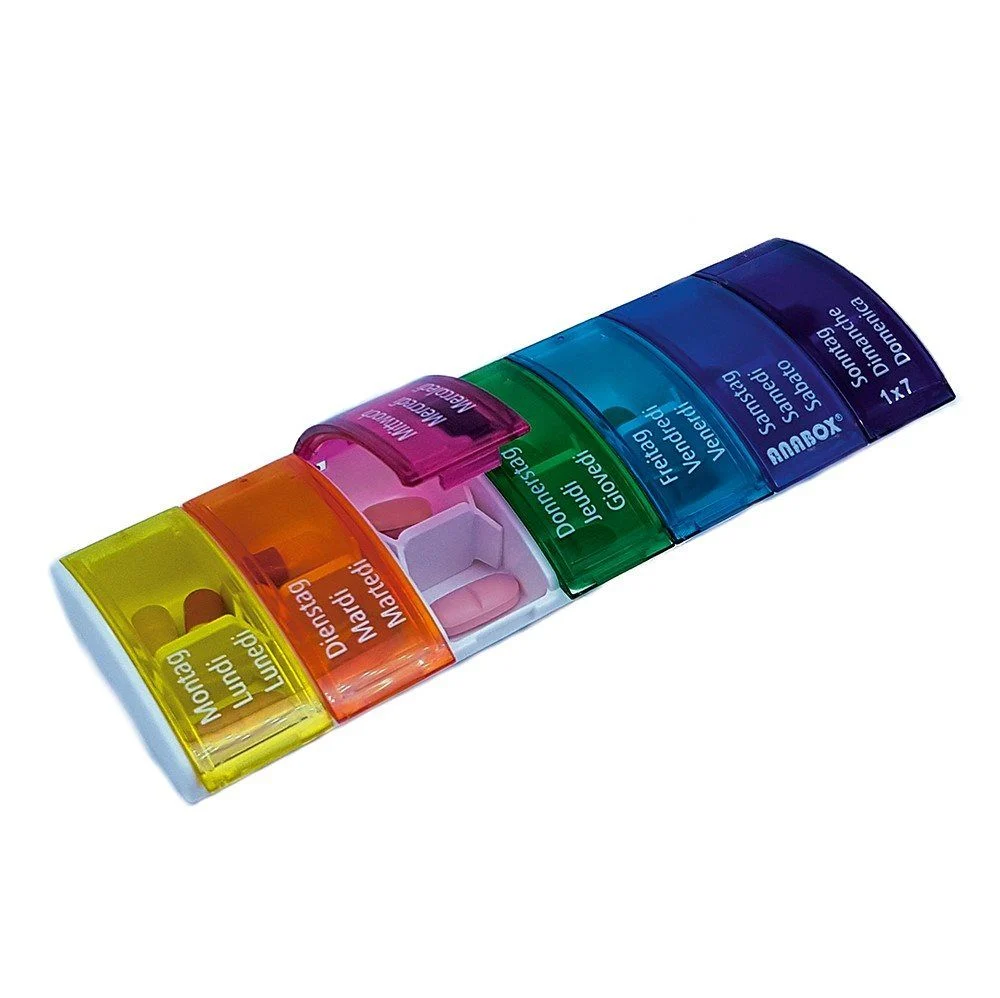 ANABOX Medidispenser 1x7 multicolore Plus D/F/I