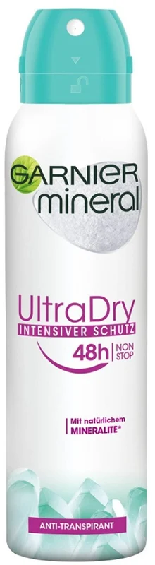 Déodorant Minéral Femme Garnier Spray Ultradry 150ml