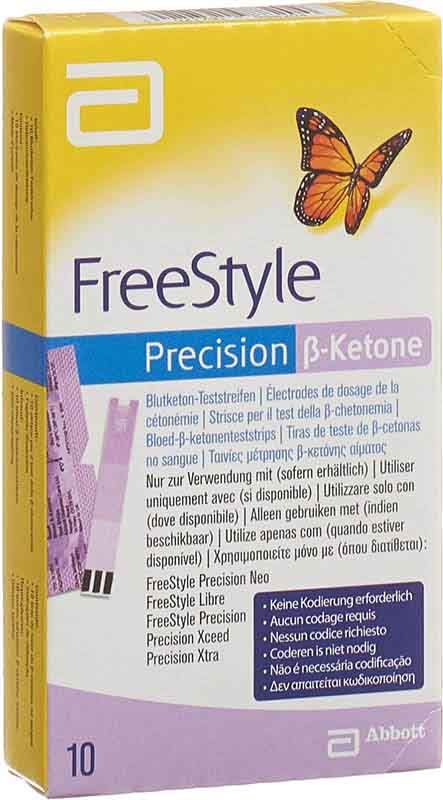 ABBOTT FREESTYLE Precision Ketone 10 pièces