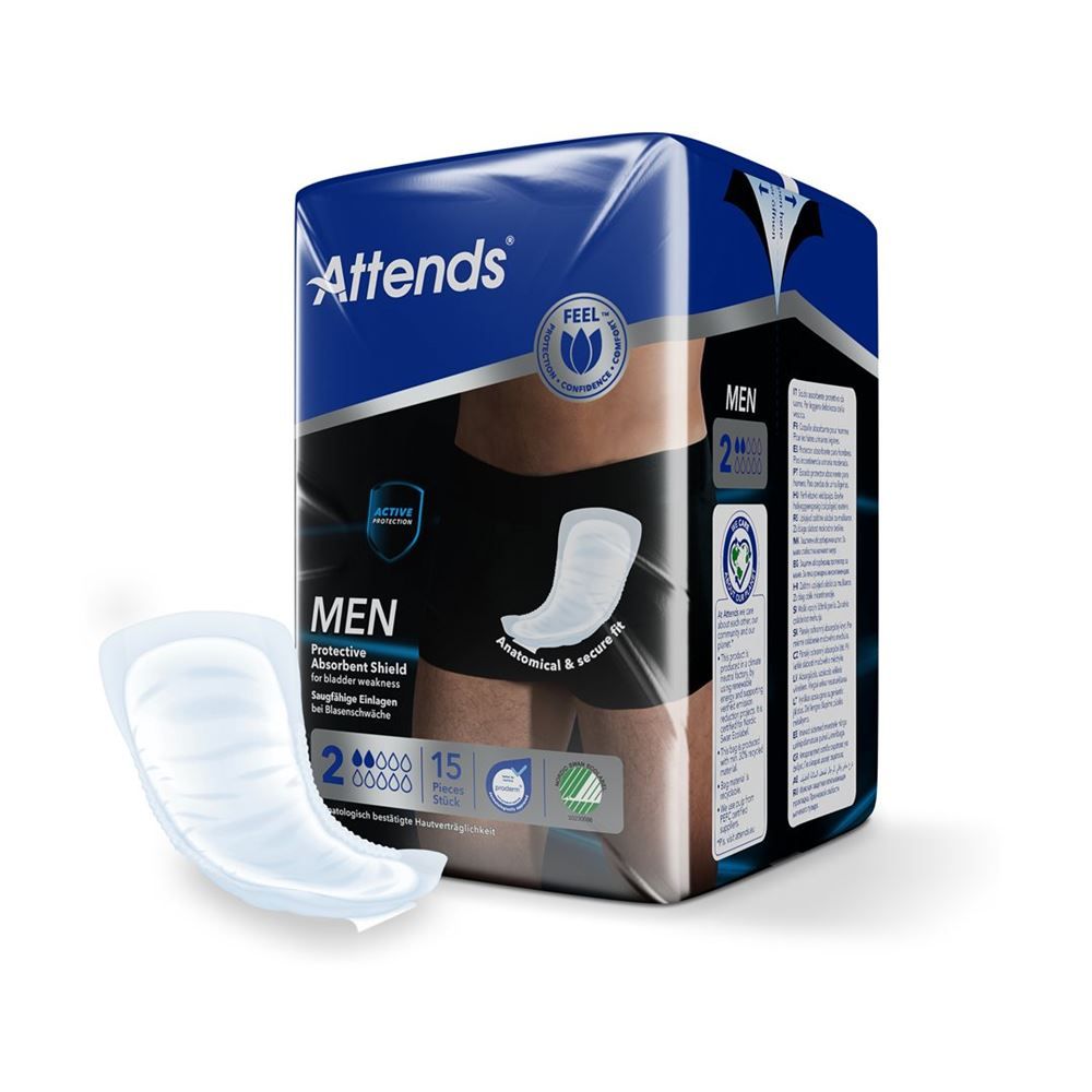 Protection Attends For Men 2 pour hommes 16 pièces