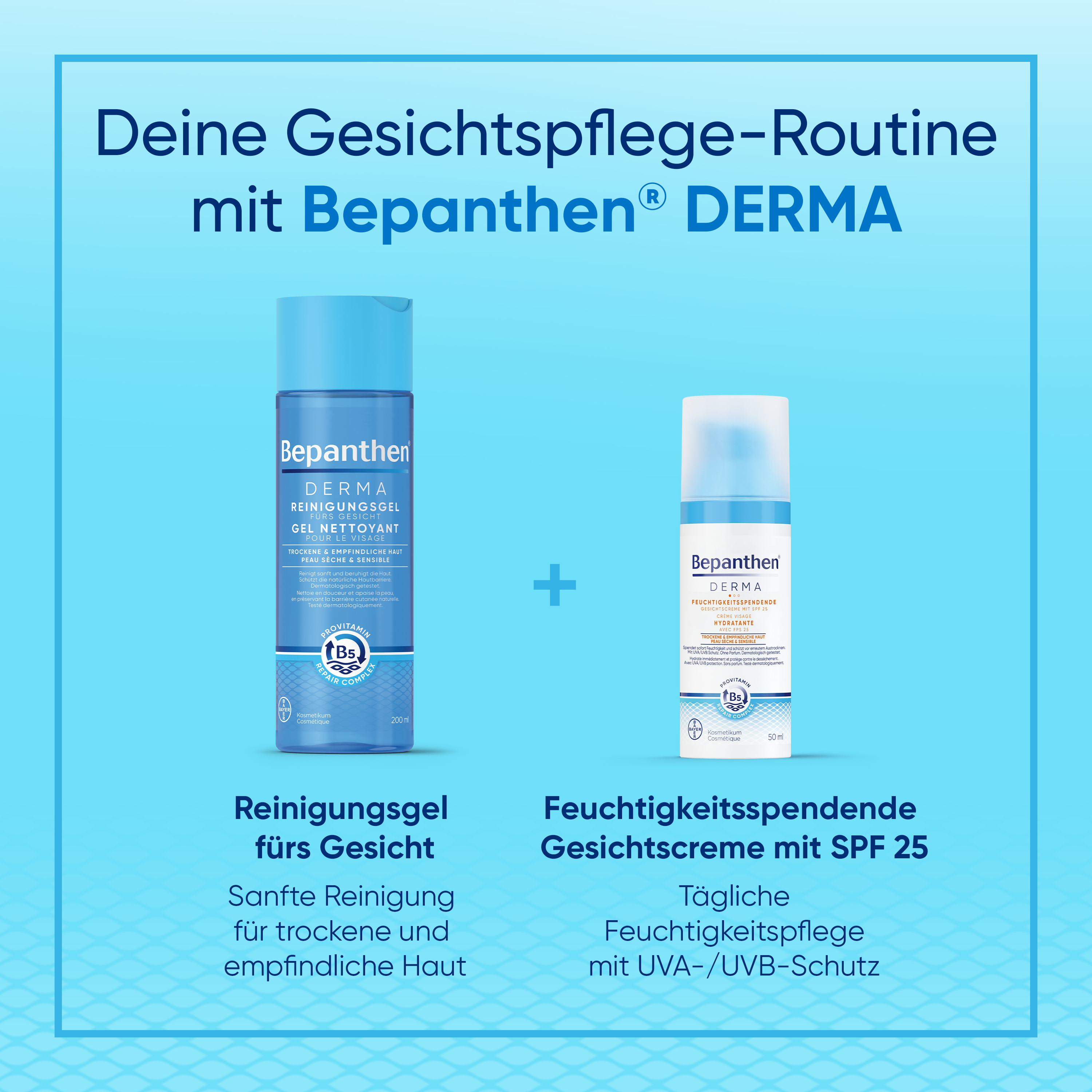 Bepanthen® Derma Crème hydratante pour le visage SPF25 50ml