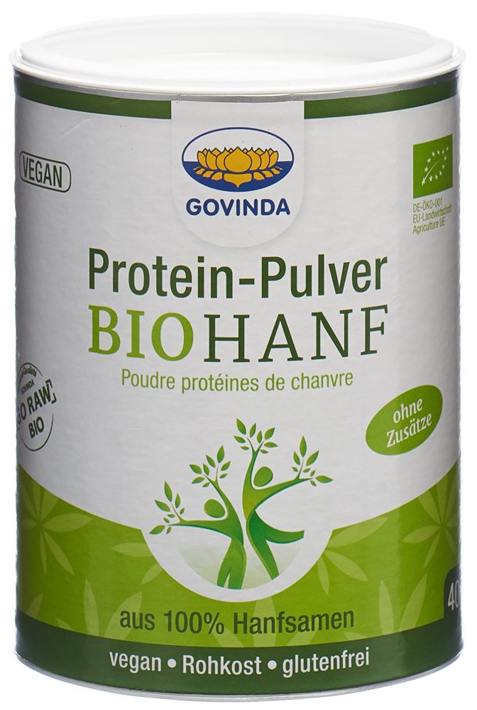 GOVINDA Poudre de protéine de chanvre bio Ds 400g