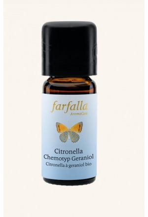 farfalla Citronella chémotype Géraniol éther/huile essentielle bio Grand Cru 10ml farfalla Citronella chémotype Géraniol éther/huile essentielle bio Grand Cru 10ml