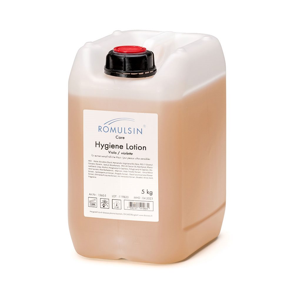 Lotion hygiénique ROMULSIN Viola, flacon de 500 ml