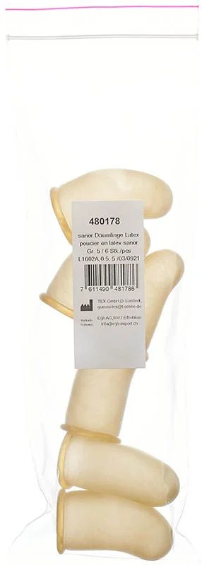 Sanor Poucette Latex Gr5 Btl 6 pièces