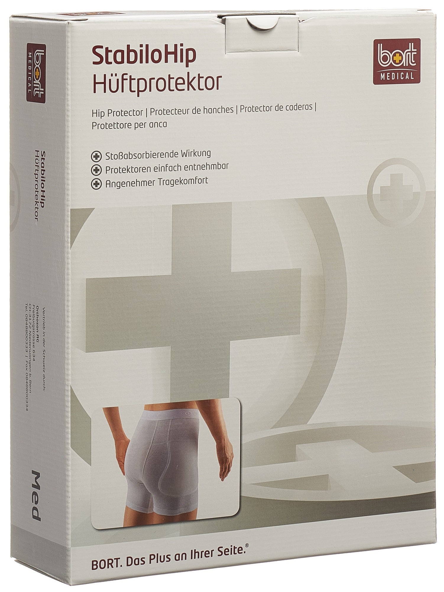 Bort Stabilohip Protecteur de hanches M blanc 1 paire Bort Stabilohip Protecteur de hanches M blanc 1 paire