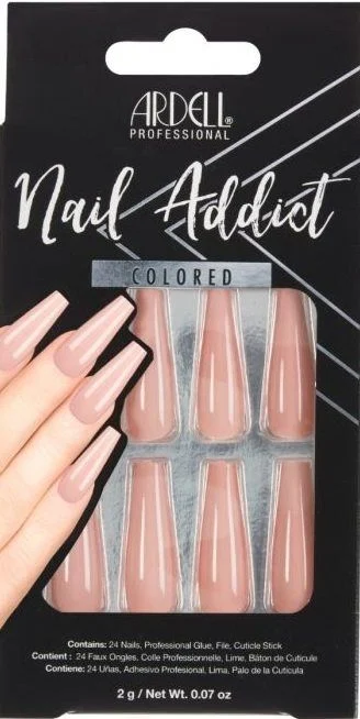 ARDELL Nail Addict Colored Nude Pink 28 pièces