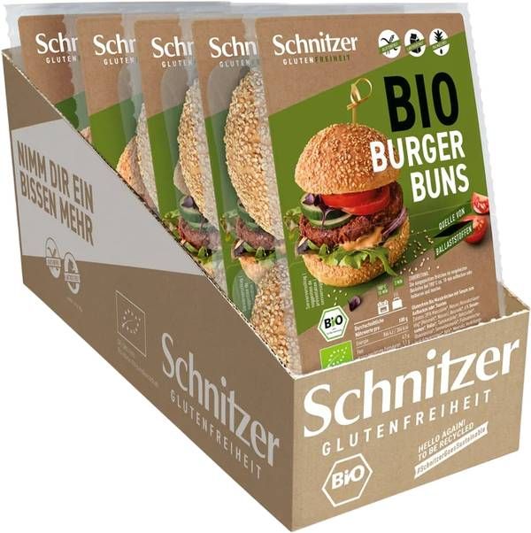 Schnitzer Buns à hamburger bio 5 x 250g