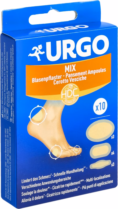 URGO Pansement Ampoule Mix 10 pièces