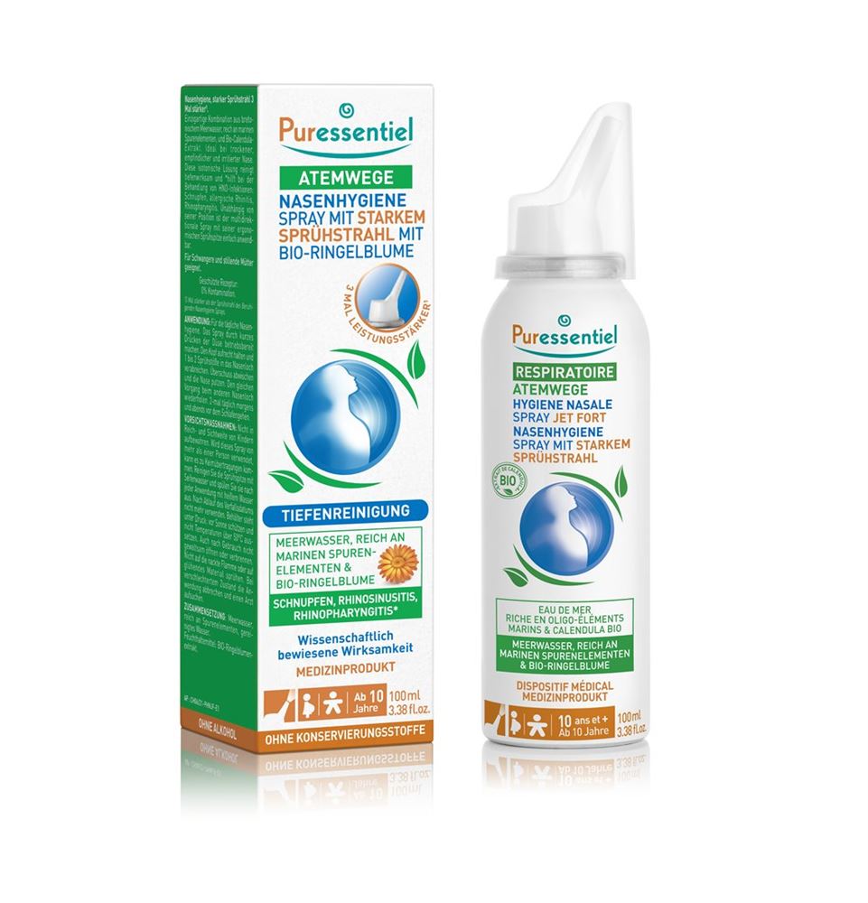 Puressentiel Spray d'hygiène nasale adulte 100ml Puressentiel Spray d'hygiène nasale adulte 100ml