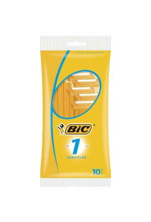 BIC 1 Sensitive Rasoir à 1 lame 10 pièces