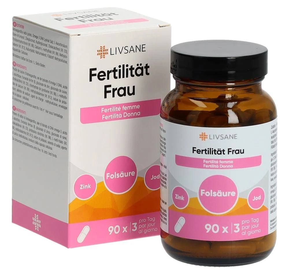 Livsane Fertilit ? femme gélules verre 90 pcs.