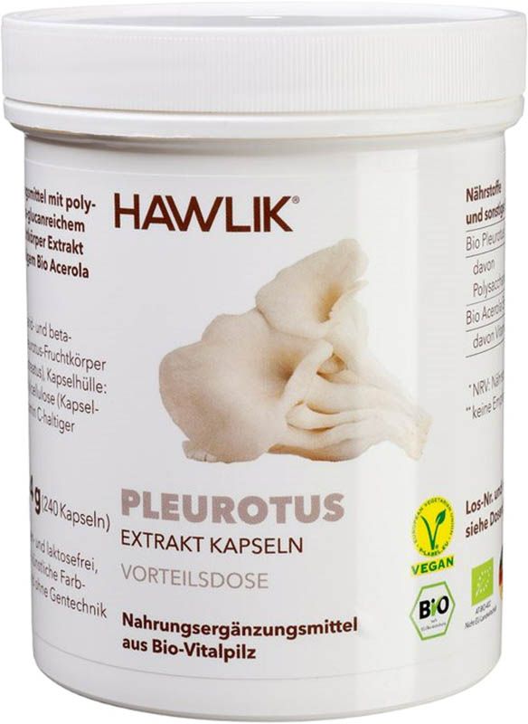 HAWLIK Extrait de pleurote, gélules 240 pièces