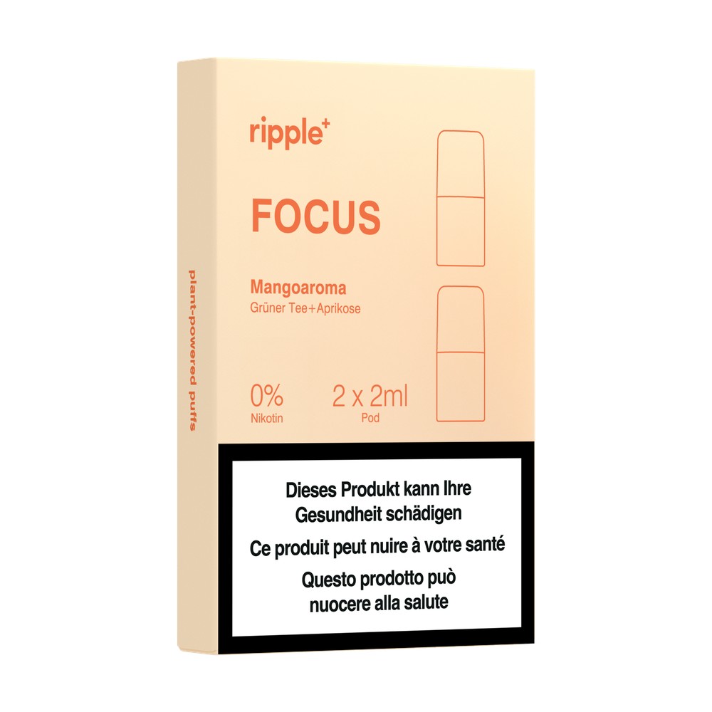 RIPPLE+ FOCUS Mangoaroma Thé vert + abricot