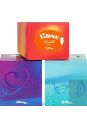 Kleenex Collec mouchoirs cosm?tiques Trio 3 plis blanc 12 x 48 pcs.