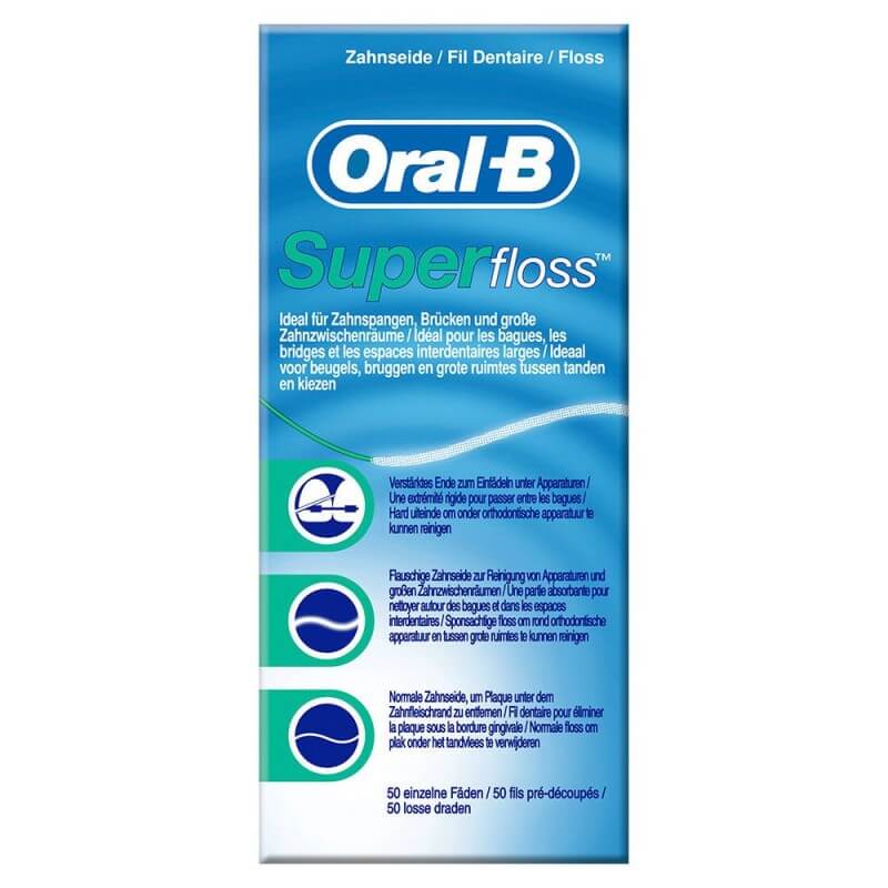 Oral-B SuperFloss 50 pièces Oral-B SuperFloss 50 pièces