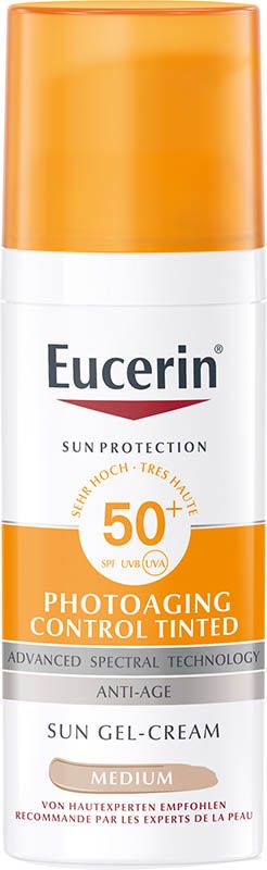 Eucerin SUN Face Photoaging Control teinté moyen SPF50+ 50ml Eucerin SUN Face Photoaging Control teinté moyen SPF50+ 50ml