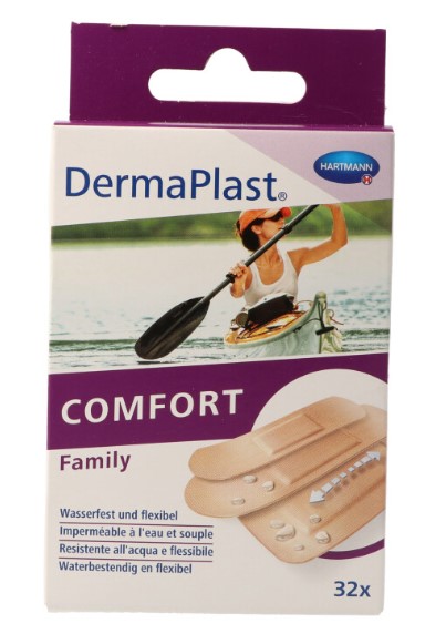DermaPlast® Comf Family Strips ass 3 Gr 32 pièces