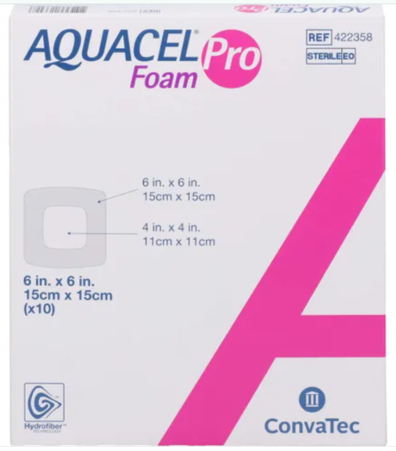 AQUACEL Foam Pro 15x15cm 10 pièces