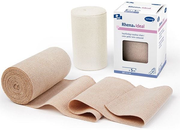 RHENA Ideal Bande élastique 8cmx5m peauf 10 pièces