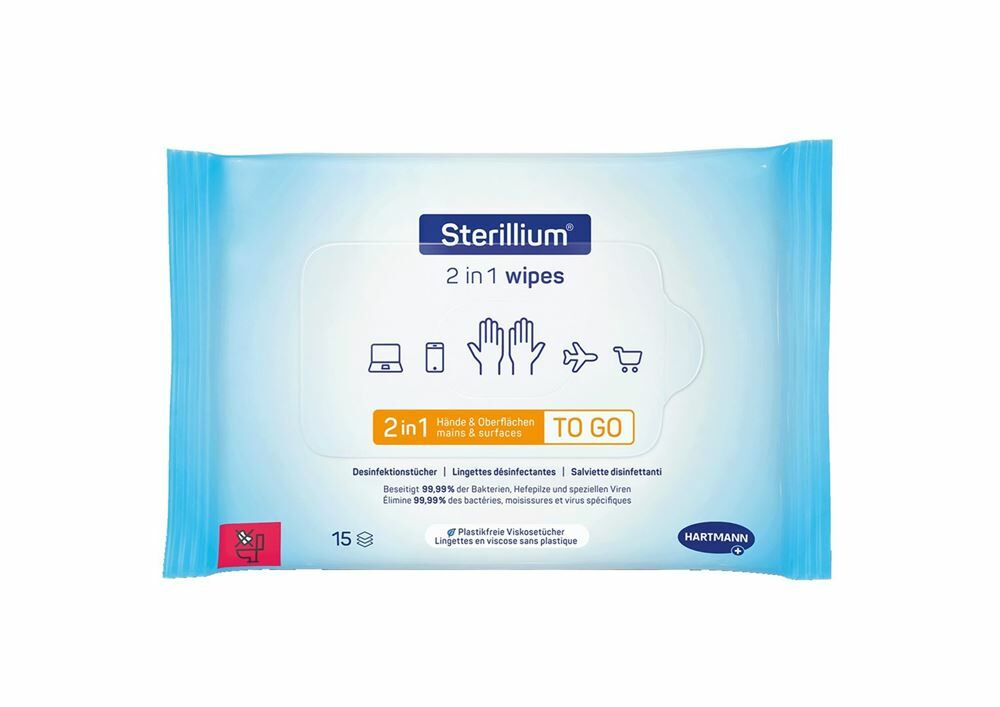 Sterillium 2in1 Lingettes 15 pièces Sterillium 2in1 Lingettes 15 pièces