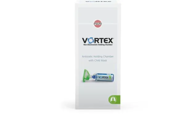 Chambre d'inhalation PARI VORTEX avec masque pour enfant Grenouille 2-4 ans