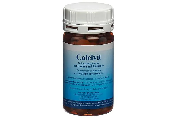 Calcivit, comprimés de calcium et de vitamine D 150 comprimés Calcivit, comprimés de calcium et de vitamine D 150 comprimés