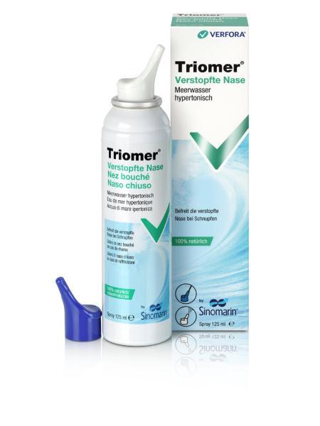 Triomer spray nasal Sinomarin hypertonique flacon 125 ml