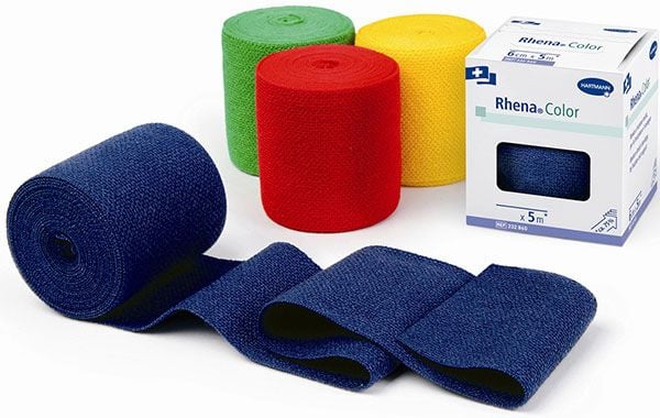 RHENA Color Elast bande 4cmx5m vert ouvert 10 pièces