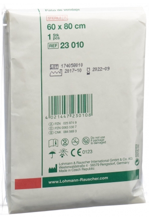 Drap de gaze Metalline 60x80cm stérile