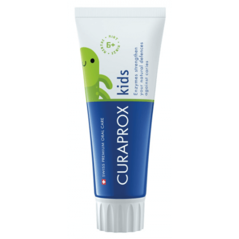Curaprox kids dentifrice enfants menthe 1450ppm fluor 60ml Curaprox kids dentifrice enfants menthe 1450ppm fluor 60ml