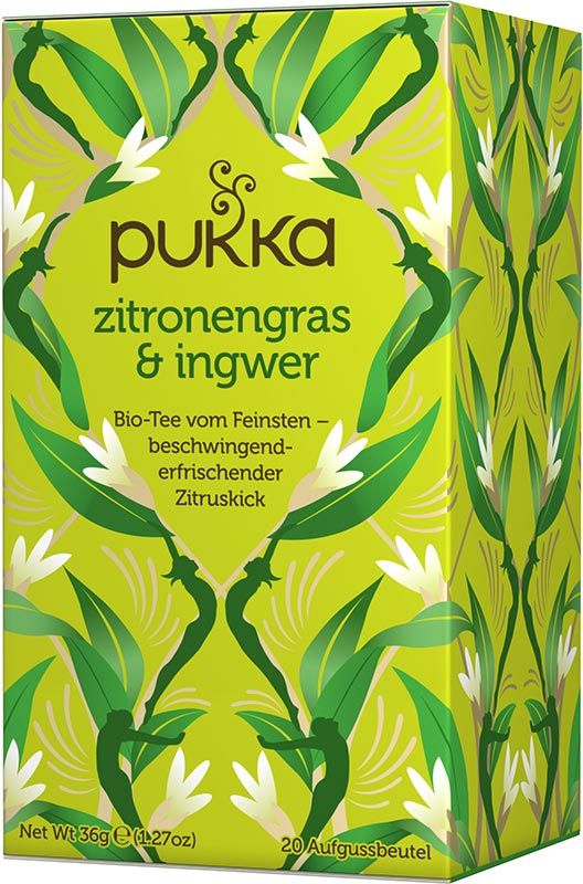 Pukka Citronnelle & Gingembre Thé Bio 20 sachets