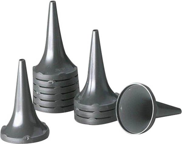 Spéculums auriculaires HEINE 1x Unispec 4.0mm gris 1000 pièces