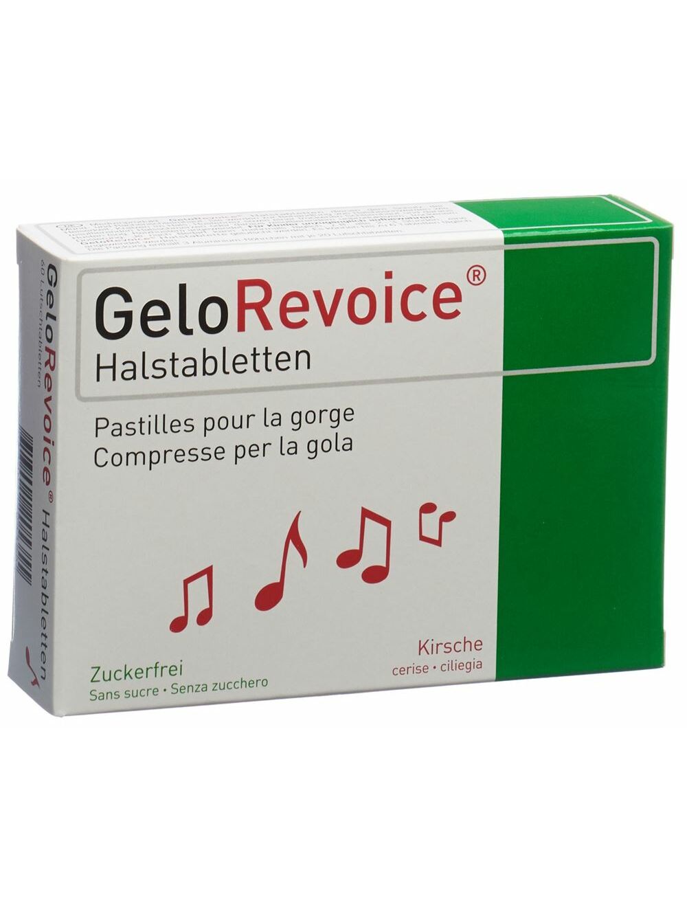 GeloRevoice pastilles pour la gorge cerise-menthol 60 pièces GeloRevoice pastilles pour la gorge cerise-menthol 60 pièces