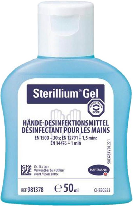 Gel désinfectant pour les mains Sterillium 50ml Gel désinfectant pour les mains Sterillium 50ml