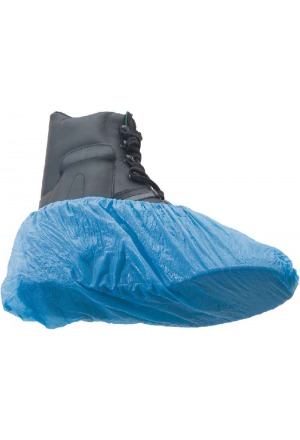 SAHAG couvre-chaussures polyuréthane bleu 100 pièces