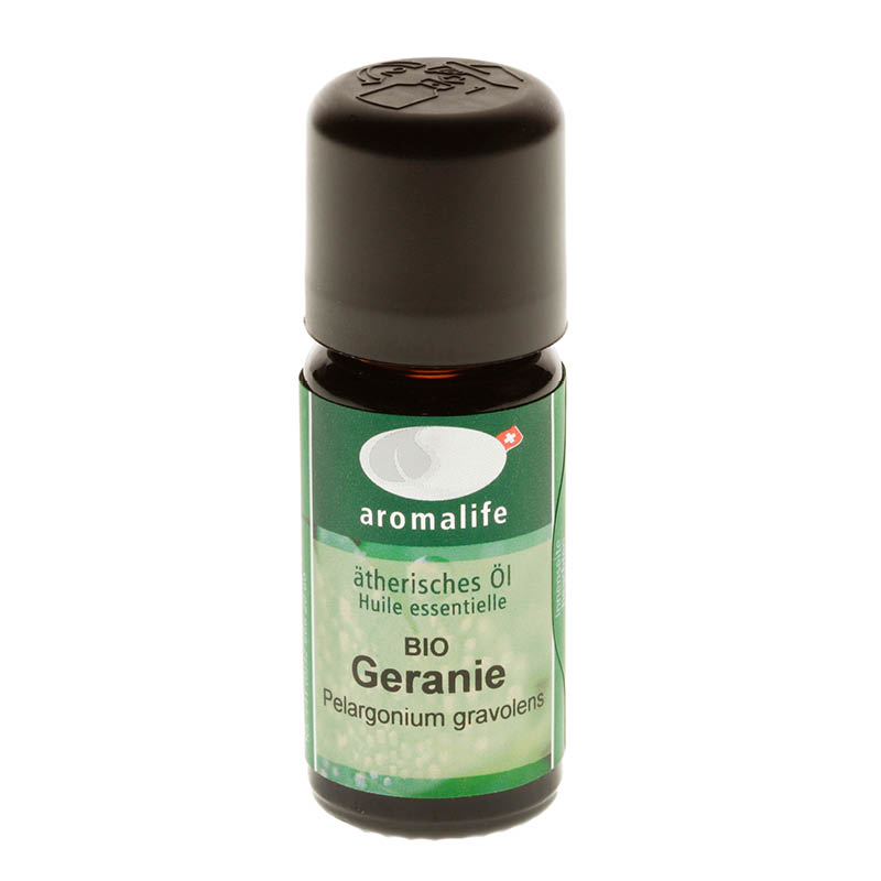 AROMALIFE Huile essentielle de géranium BIO Fl 10ml AROMALIFE Huile essentielle de géranium BIO Fl 10ml