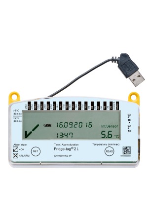 FRIDGE-TAG 2 L 2°C - 8°C m Certificat d'étalonnage FR