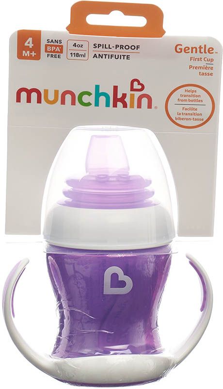 MUNCHKIN 1st Tasse Gentle 118ml Stop Goutte 4M+