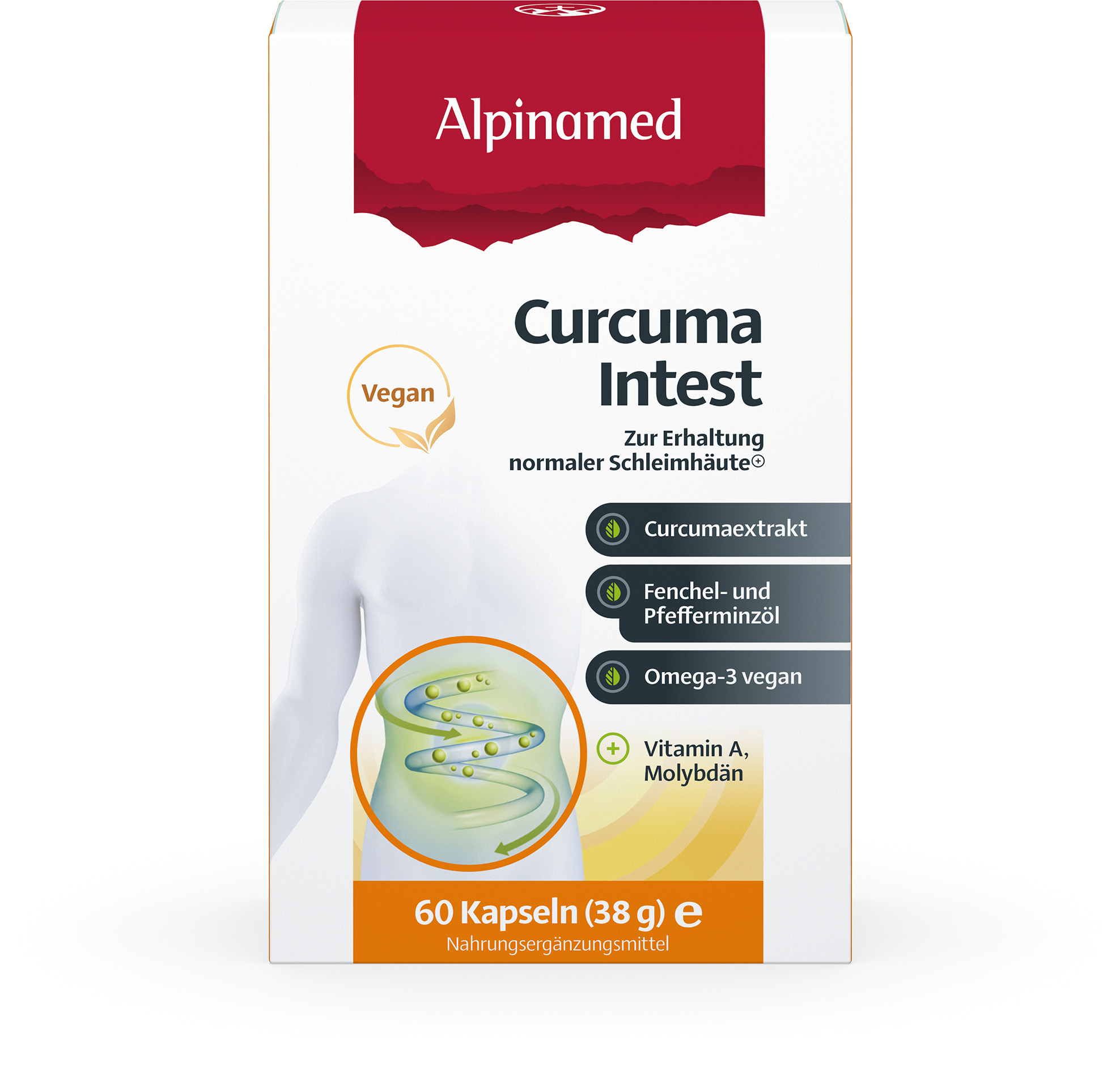 ALPINAMED Curcuma Intest Capsule 60 pièces ALPINAMED Curcuma Intest Capsule 60 pièces