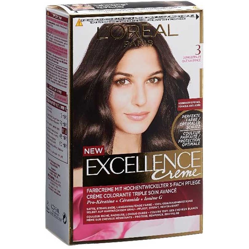 EXCELLENCE Crème Triple Prot 3 brun foncé