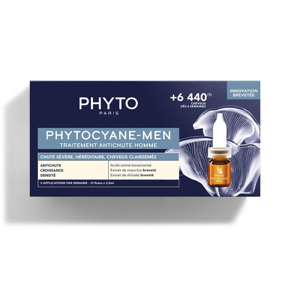 PHYTO Phytocyane Hommes Prog FR 12 Fl 3.5ml