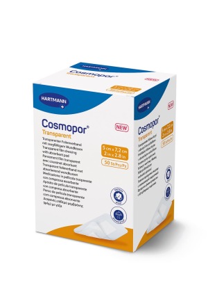 Cosmopor transparent 5x7.2cm stérile 50 pièces