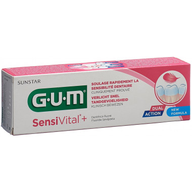 Dentifrice GUM SensiVital+ Tb 75ml Dentifrice GUM SensiVital+ Tb 75ml