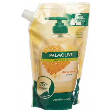 Palmolive Savon liquide Lait + Miel recharge 500ml
