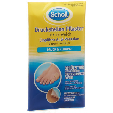 Scholl Pansement pour points de pression extra doux Scholl Pansement pour points de pression extra doux